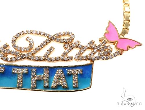 Custom Made Diamond Pendant Necklace 64651 - Image 7