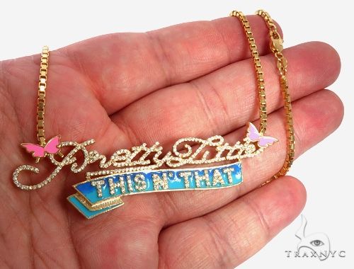 Custom Made Diamond Pendant Necklace 64651 - Image 9