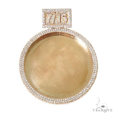 Custom Made Diamond Photo Pendant 67252 - Image 1