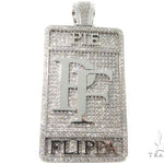 Custom Made Diamond Pie Flippa Pendant 64570 - Image 1