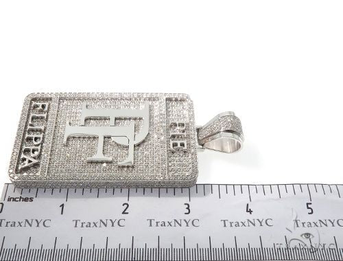 Custom Made Diamond Pie Flippa Pendant 64570 - Image 11