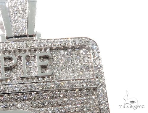 Custom Made Diamond Pie Flippa Pendant 64570 - Image 5