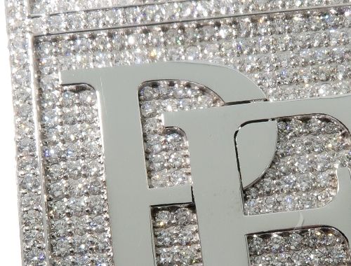 Custom Made Diamond Pie Flippa Pendant 64570 - Image 6