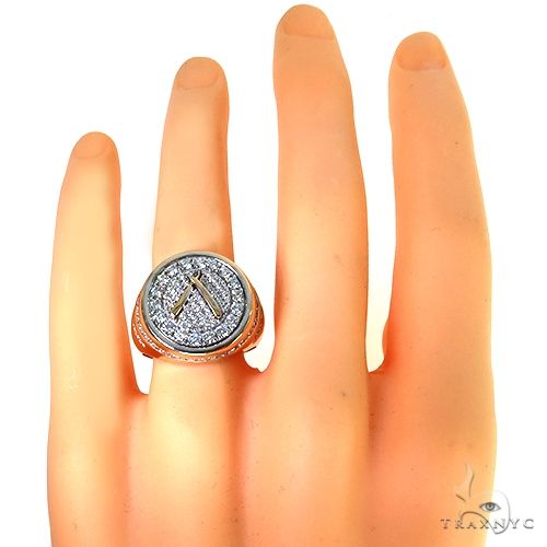 Custom Made Diamond Razor Ring 67723 - Image 6