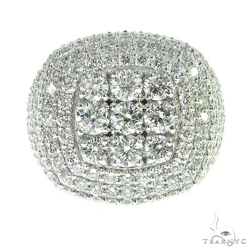 14K Gold Custom Made Diamond Ring, photo 2 of 6