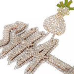 Custom Made Diamond 'SHA-M' Pendant 67446 - Image 3