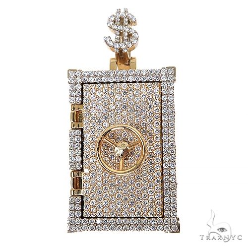 Custom Made Diamond Safe Pendant 67675 - Image 1