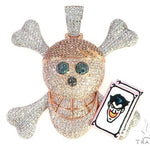 Custom Made Diamond Skull Pendant 65654 - Image 1