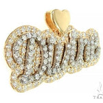 Custom Made Divine Diamond Name Pendanta 66068 - Image 2
