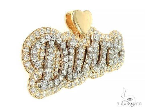 Custom Made Divine Diamond Name Pendanta 66068 - Image 2