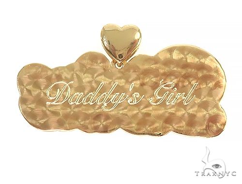 Custom Made Divine Diamond Name Pendanta 66068 - Image 3