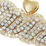 Custom Made Divine Diamond Name Pendanta 66068 - Image 4