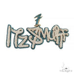 Custom Made Double Layer Name Pendant 66938 - Image 1