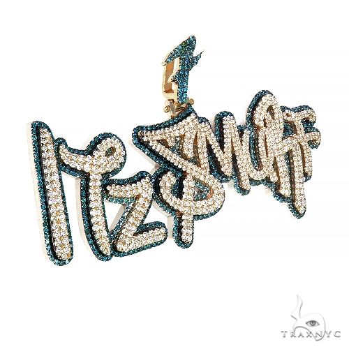Custom Made Double Layer Name Pendant 66938 - Image 2