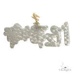 Custom Made Double Layer Name Pendant 66938 - Image 4