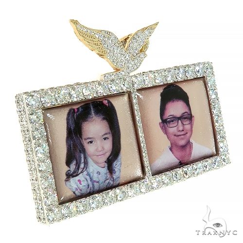 Custom Made Double Photo Pendant 66939 - Image 2