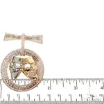 Custom Made Double Trouble Diamond Pendant 67380 - Image 7