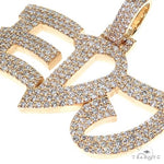 Custom Made 'EDJ' Diamond Pendant 67596 - Image 3