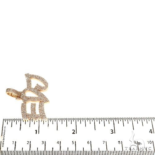 Custom Made 'EDJ' Diamond Pendant 67596 - Image 6