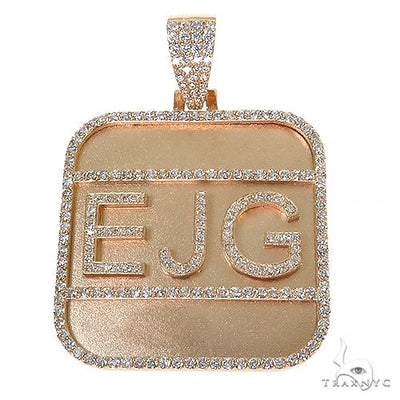 Custom Made EJG Diamond Pendant 68065 - Image 1