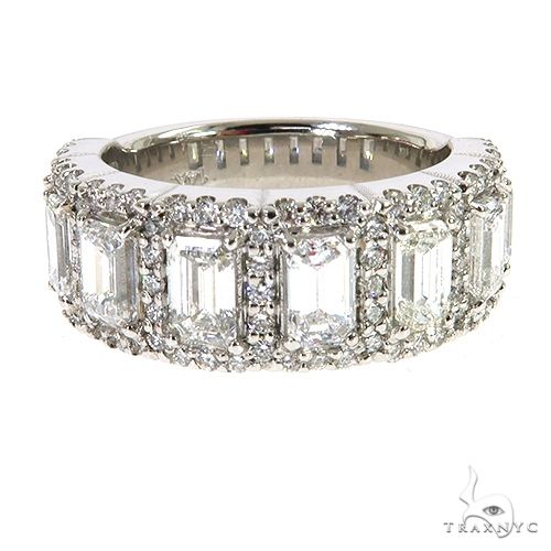 Custom Made Emerald Diamond Ring 67963 - Image 1