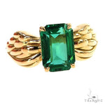Custom Made Emerald Ring 68858 - Image 2