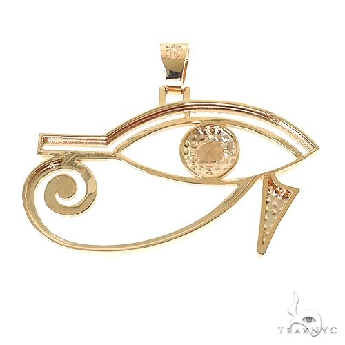 Custom Made Eye Of Horus Diamond Pendant 67452 - Image 4