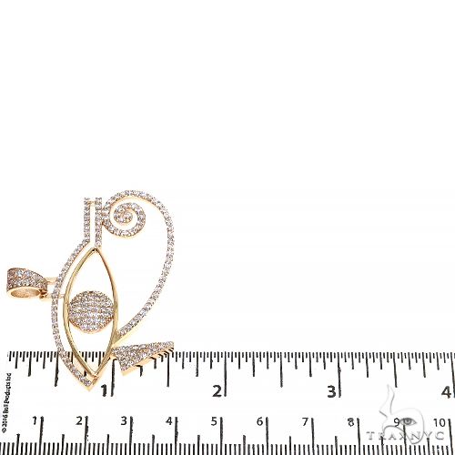 Custom Made Eye Of Horus Diamond Pendant 67452 - Image 6
