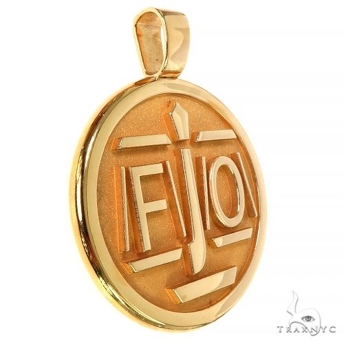 Custom Made 'FJO' Logo Pendant 67990 - Image 2