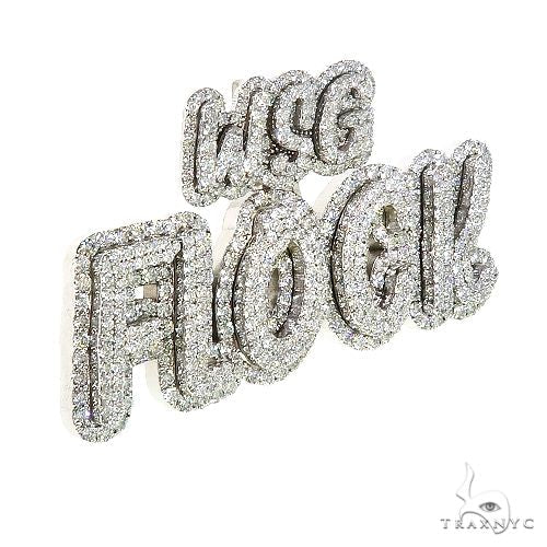 Custom Made 'FLOCK' Diamond Pendant 67054 - Image 2