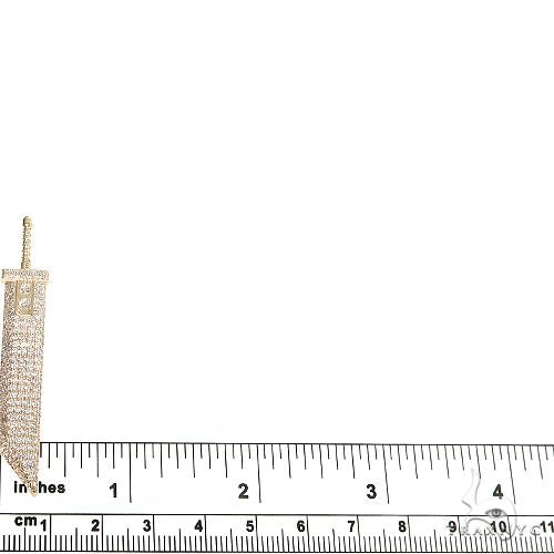 Custom Made Fantasy Cloud Sword Diamond Pendant 67091 - Image 5