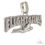 Custom Made Flight Gang Diamond Pendant 68333 - Image 2