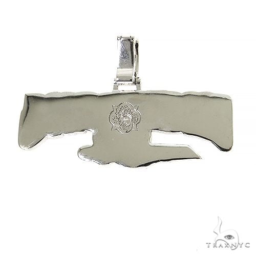Custom Made Flight Gang Diamond Pendant 68333 - Image 4
