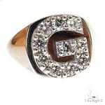 Custom Made 'G' Pinky ring 68475 - Image 2