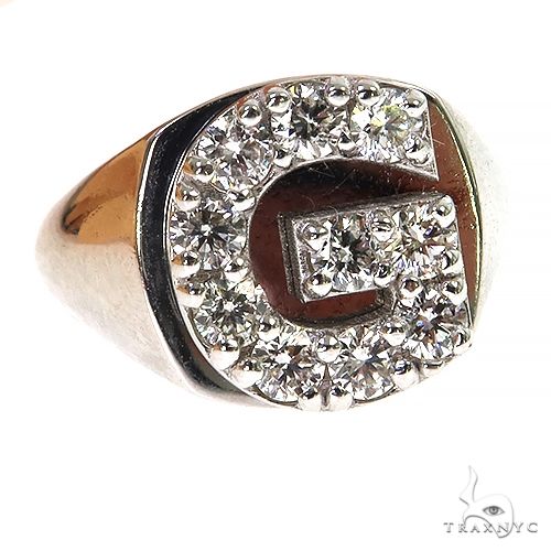 Custom Made 'G' Pinky ring 68475 - Image 2