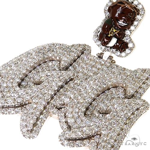 Custom Made 'GG' Diamond Pendant 67523 - Image 3