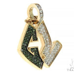 Custom Made 'GL' Diamond Pendant 66341 - Image 2