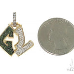 Custom Made 'GL' Diamond Pendant 66341 - Image 5
