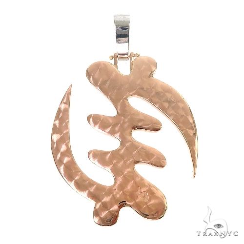 Custom Made GYE NYAME Symbol Diamond Pendant 66923 - Image 3