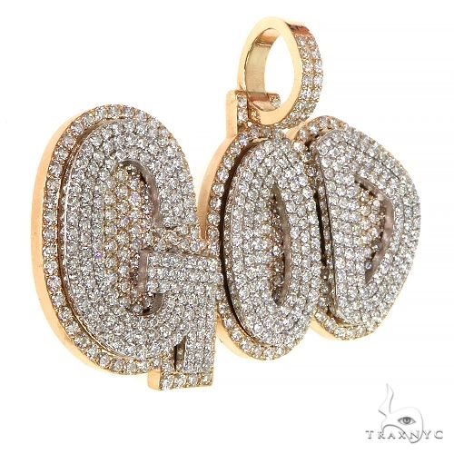 Custom Made 'God' Diamond Pendant 68361 - Image 2