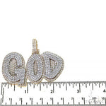 Custom Made 'God' Diamond Pendant 68361 - Image 5