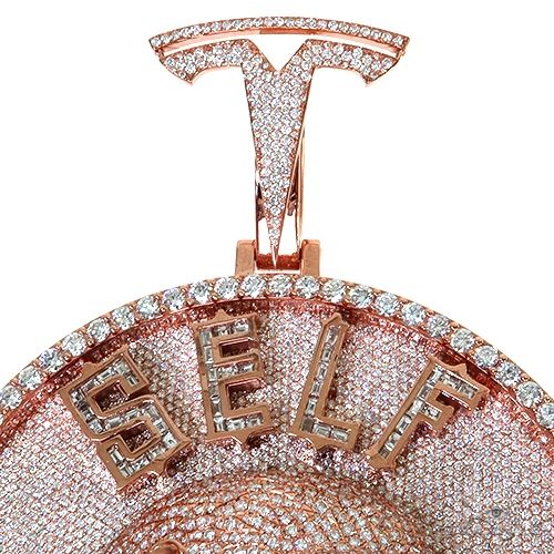 Custom Made Gorilla Diamond Pendant 67614 - Image 4