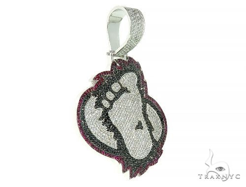 Custom Made Gorilla FootPrint Pendant 66203 - Image 2