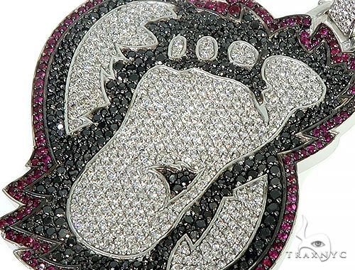 Custom Made Gorilla FootPrint Pendant 66203 - Image 4