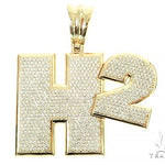 Custom Made H2 Diamond Pendant 65858 - Image 1