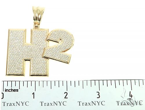 Custom Made H2 Diamond Pendant 65858 - Image 6