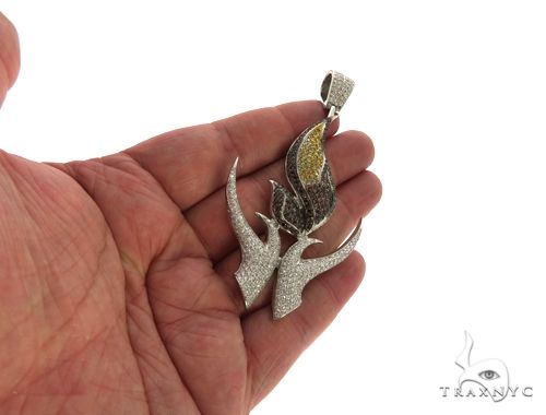 Custom Made Hands on Fire Pendant 63559 - Image 9