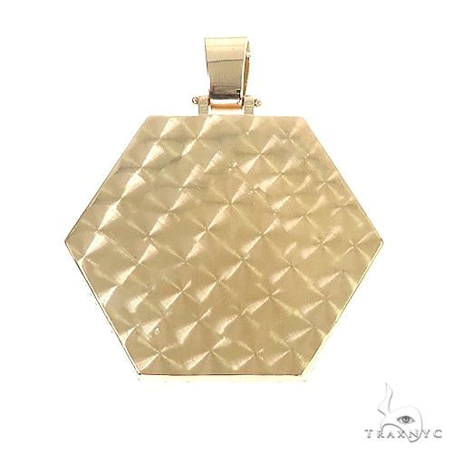 Custom Made Hex Diamond Pendant 66652 - Image 3