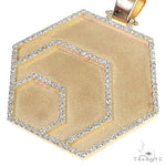Custom Made Hex Diamond Pendant 66652 - Image 4