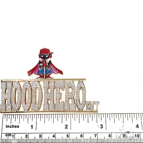 Custom Made Hood Hero Ent. Diamond Pendant 66692 - Image 6